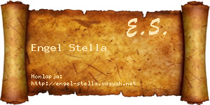 Engel Stella névjegykártya